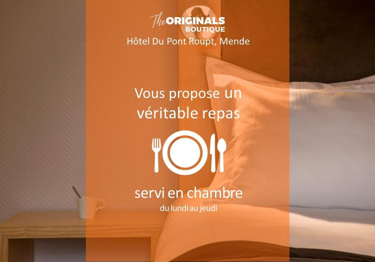 The Originals Boutique, Hotel Du Pont Roupt, Mende Eksteriør billede